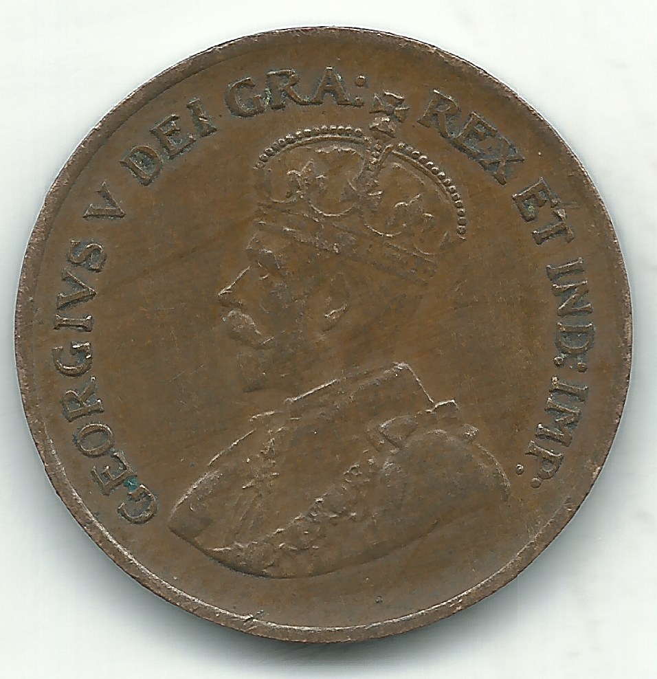 A VF/XF CONDITION 1932 CANADA SMALL ONE CENT-DEC023