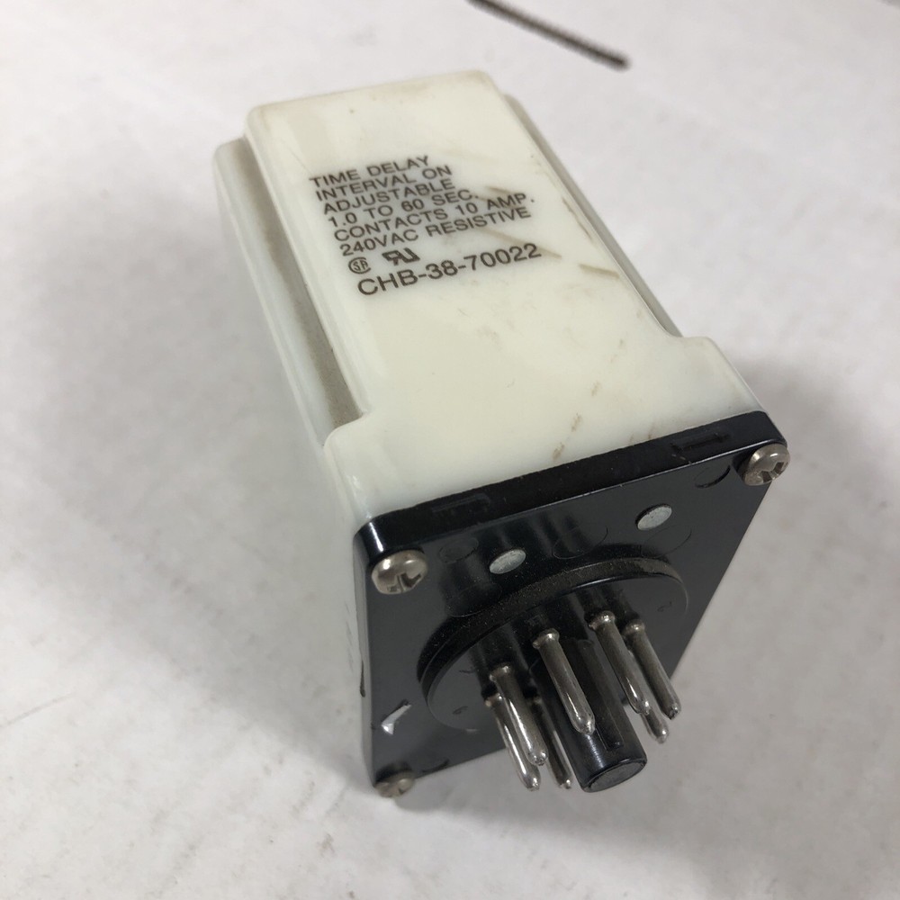 Potter & Brumfield CHB-38-70022 Time Delay Relay (4725)
