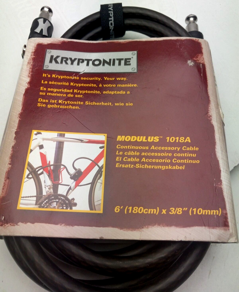 Kryptonite Modulus Lock 1018A Accessory Cable Bicycle Bike Security (cable only)