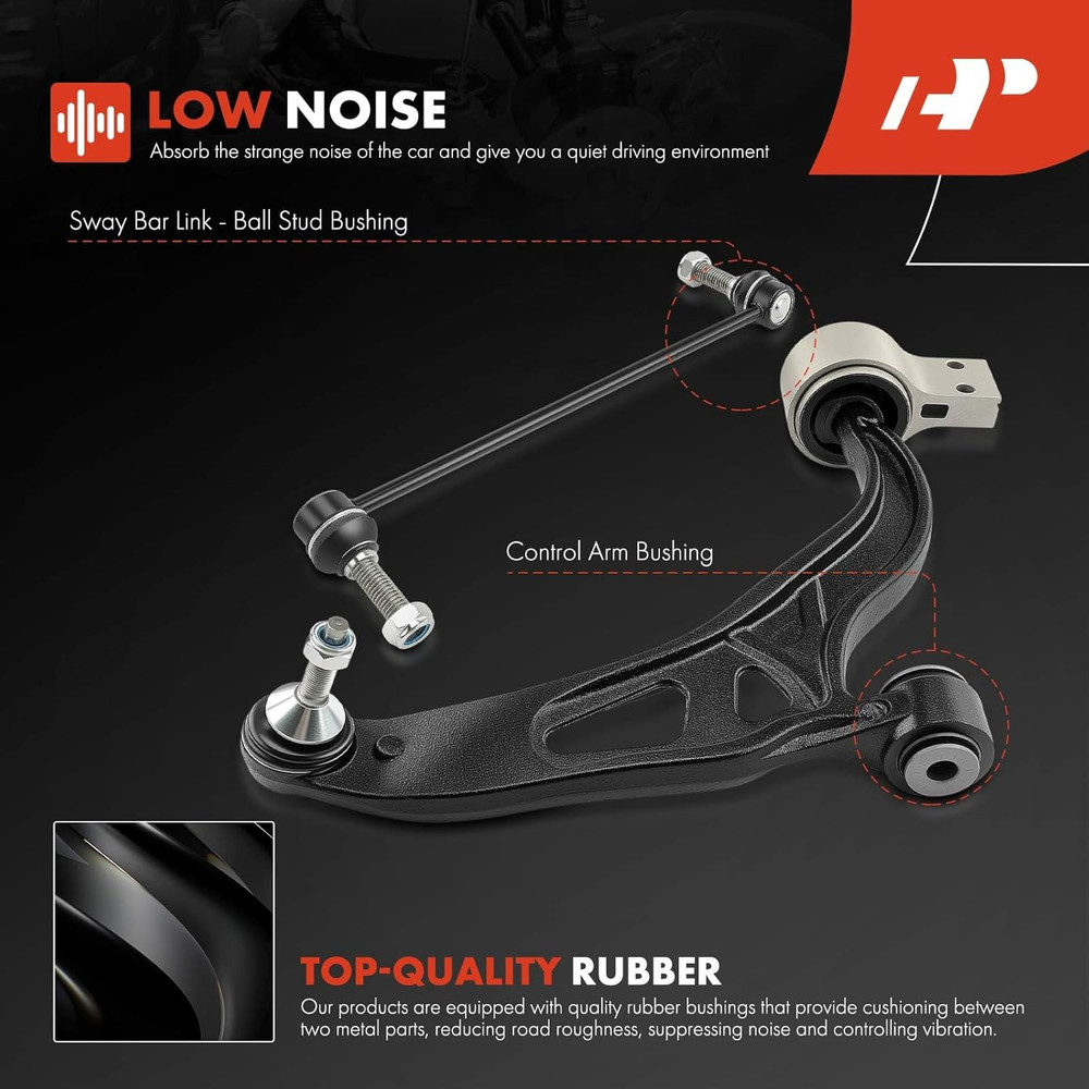 Front Lower Control Arm & Sway Bar Link 4PC Set Ford Explorer 2011-2019 Utility