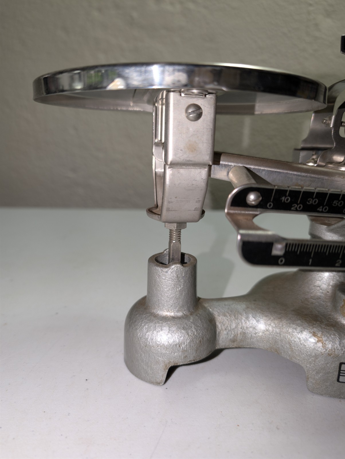 Vintage W. M. Welch Scientific Metal Balance Scale 210 Grams Made In USA