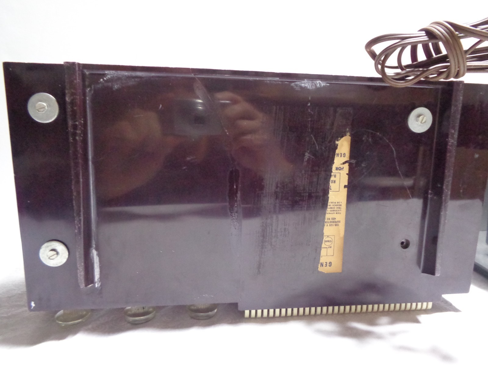 GE Tube Radio Model 480 Musaphonic & Zenith Tube Radio Model S-64184/Both Work