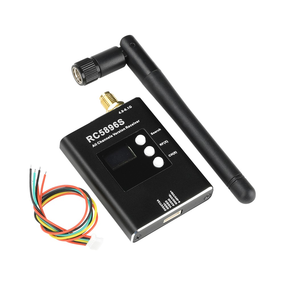DC6-40V RC5896S Receiver 5.8GHz Video Receiver Compatible 5.8G Image Transmitter