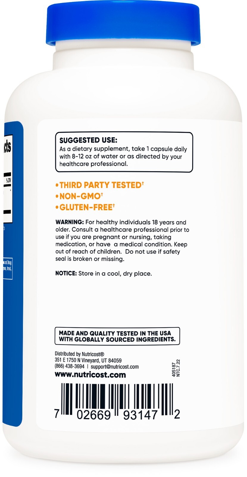 Nutricost Horny Goat Weed Extract (Epimedium) 180 Capsules -Gluten Free, Non-GMO