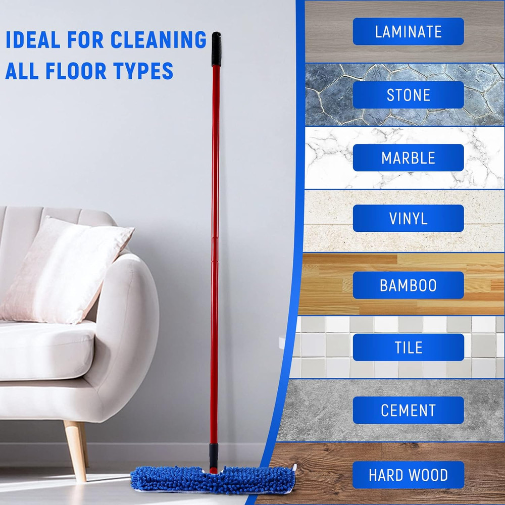 Microfiber Flip Mop Refills,Compatible with For O-Cedar Dual Action Mop 3 Pack