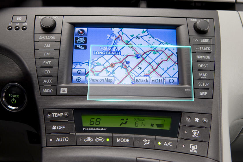 Crystal Clear Screen Protector for 2011 Toyota Prius Vehicle Navigation
