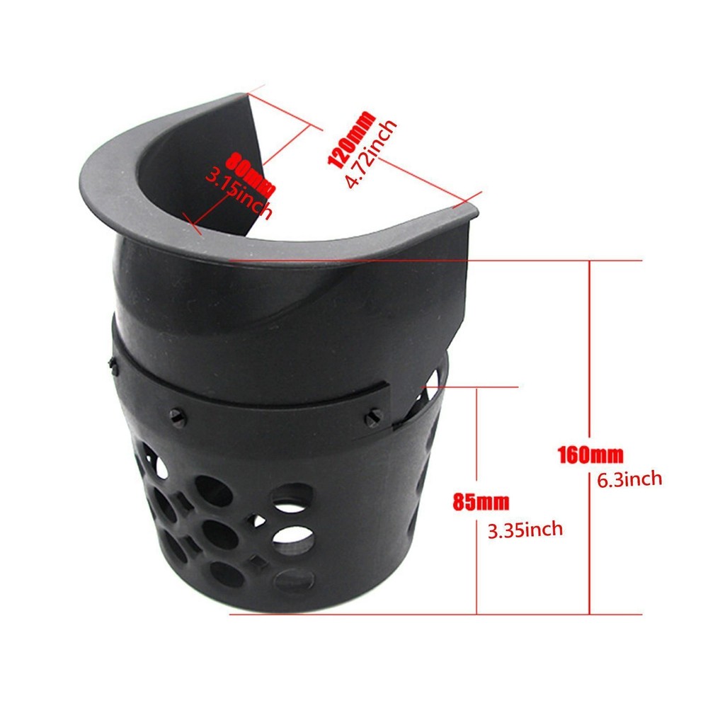 6Pcs Billiard Pool Table Pockets Black Baskets Billiard Ball Storage Pockets