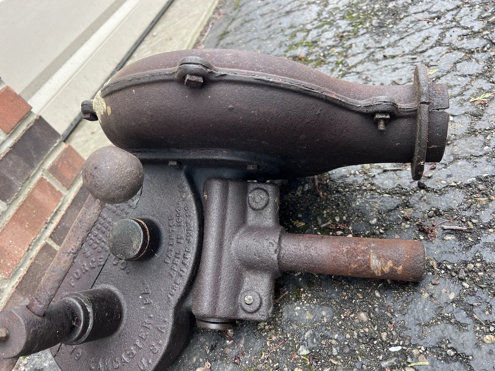 Champion Blower & Forge crank handle Blacksmith Tool Working Lg No. 400 Anvil