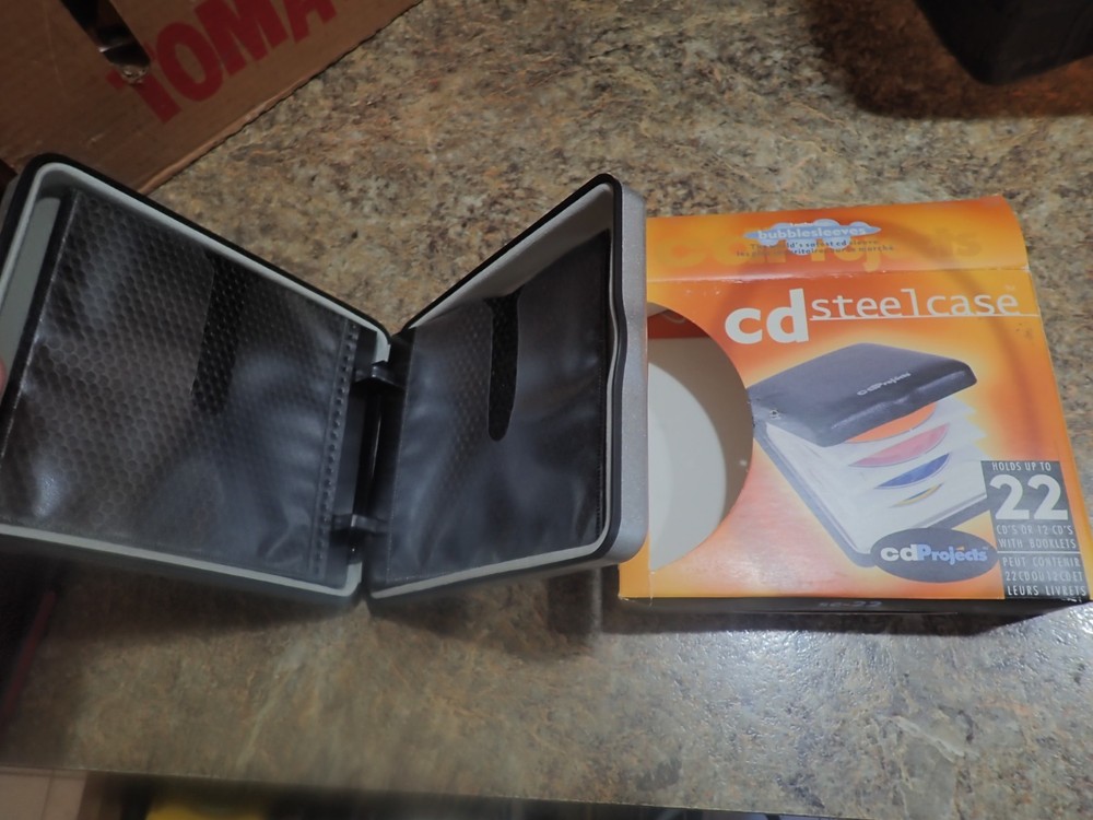 22 CD/DVD Disc Storage Steelcase CD Projects - excellent condition