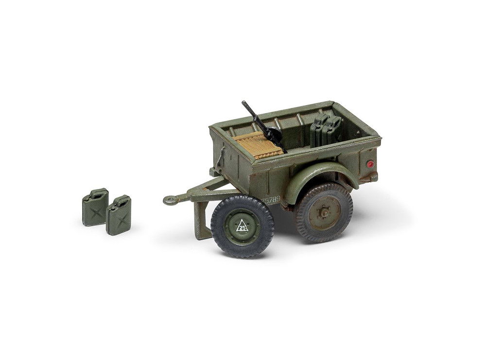 Airfix - Willys Mb Jeep Model Set 1/72 A55117A