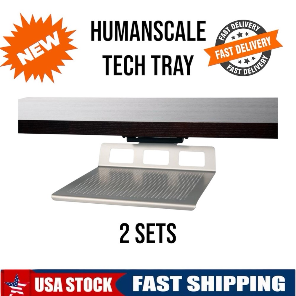 🔥🔥2 Set💥Humanscale Tech Tray💥Notebook/E-Book/Laptop Tray💥Please Read🔥🔥