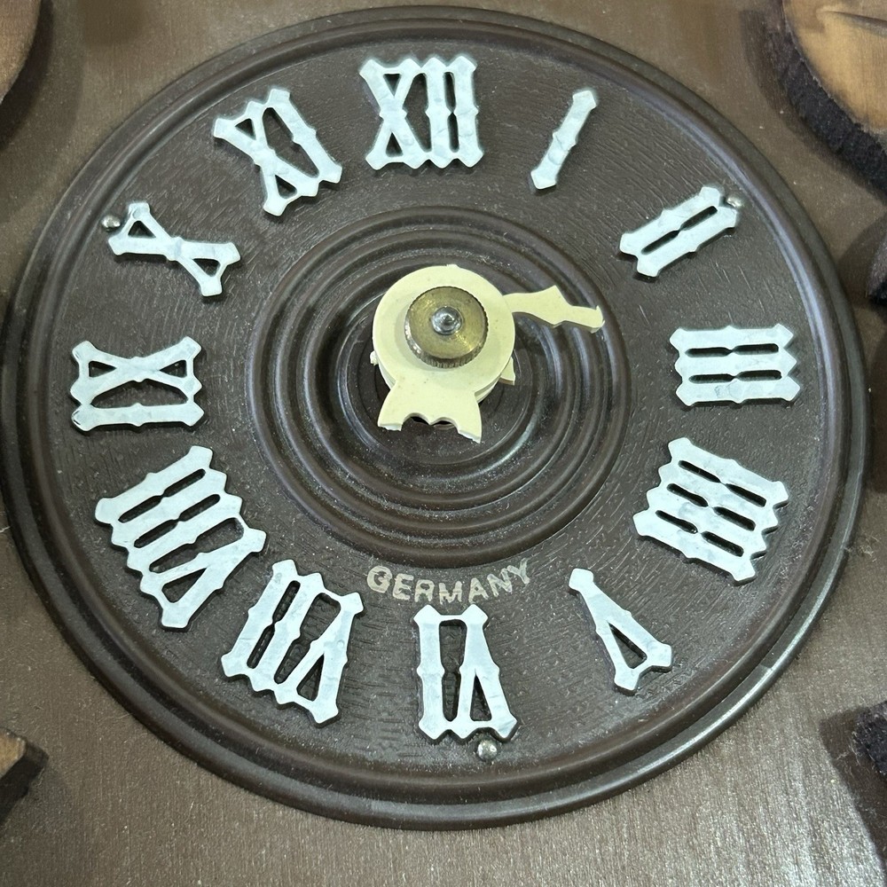 Antique West Germany Bachmaier & Kenner Carved Cuckoo Clock Untested