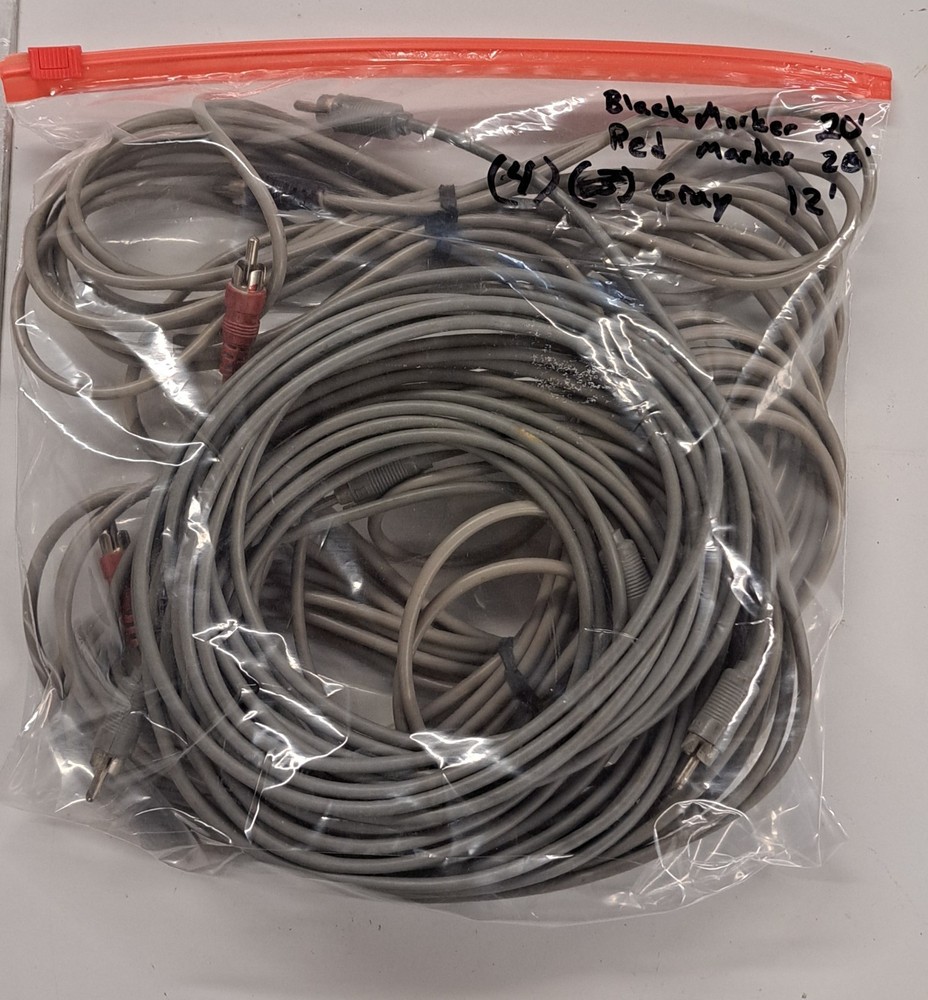 Realistic Highball Mic, Misc Mic Cords, Audio Cords, Etc.