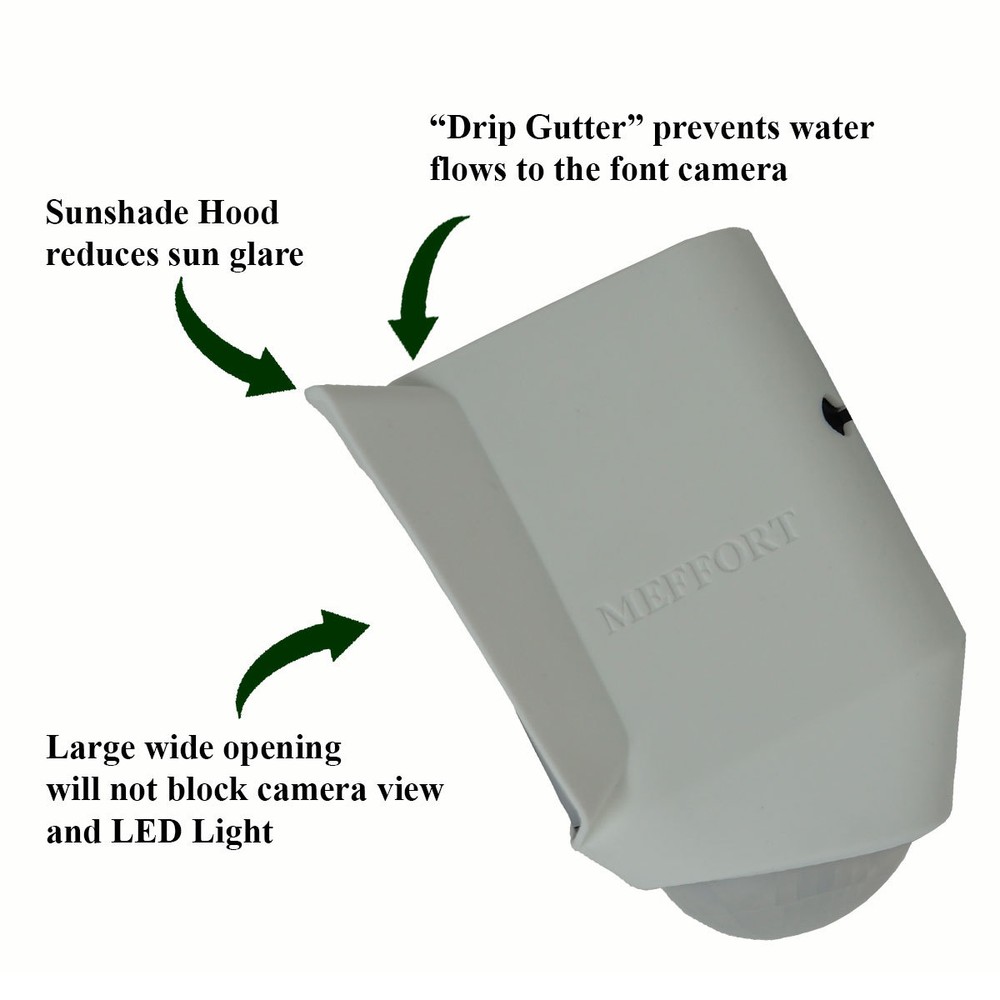 Weather Protection Silicone Cover for Ring Spotlight Security Camera - Wired