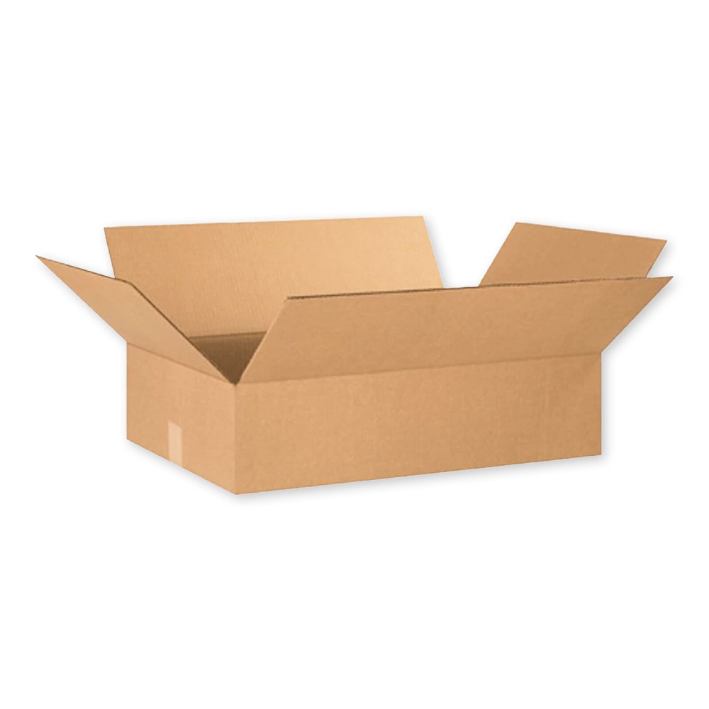 9 x 6 x 2" Flat Corrugated Boxes, Brown 25/Bundle ECT-32