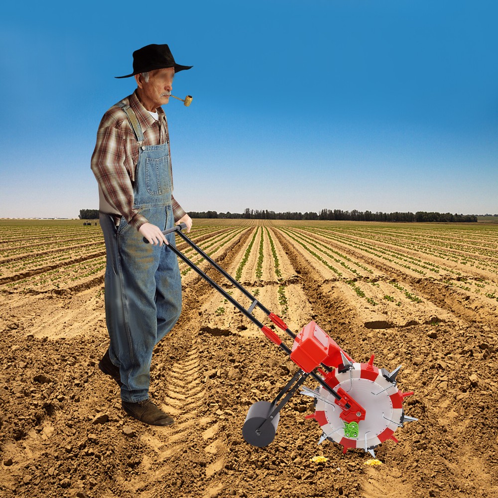 Hand-Push Seeder for Easy Precision Planting and Efficient Sowing