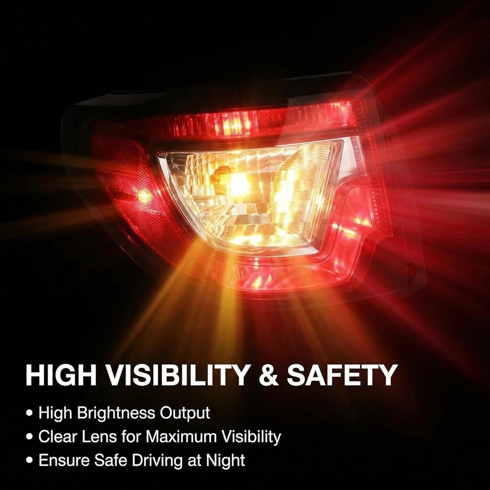 Tail Light Assembly Outer Left Driver Side Compatible with Chevrolet Traverse 2