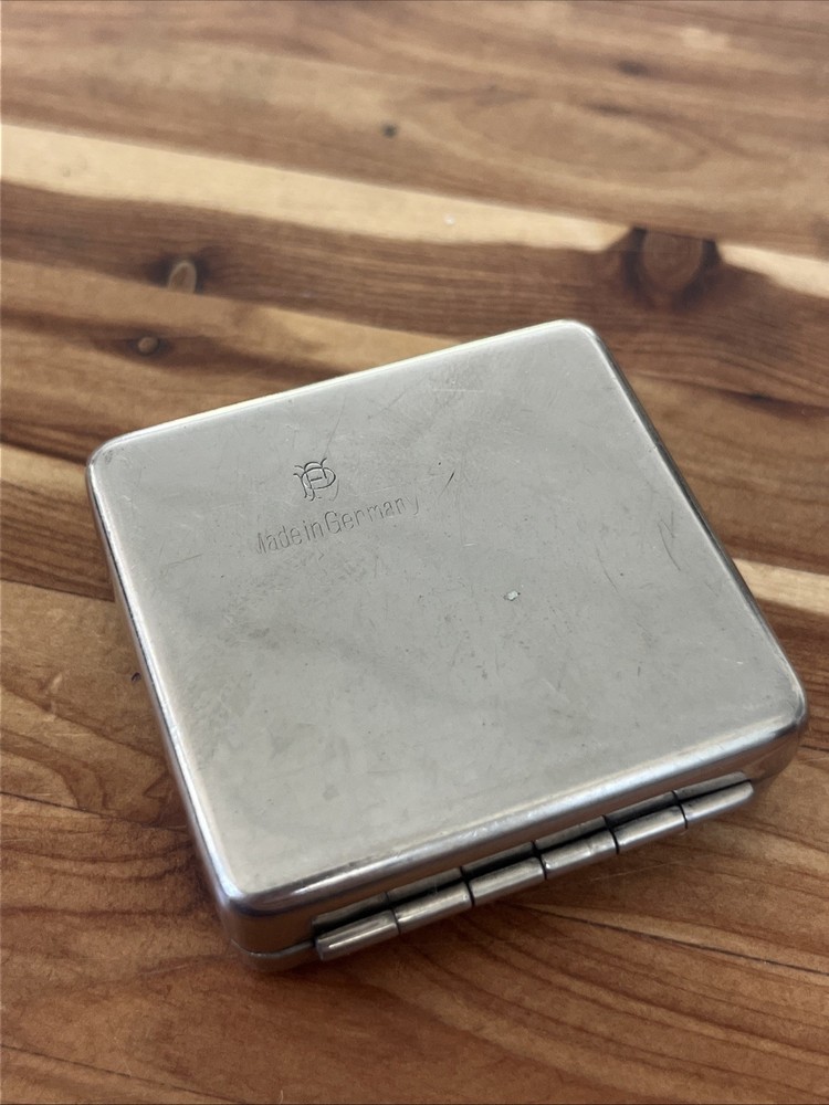 Antique German Razor Box Decorative Metal
