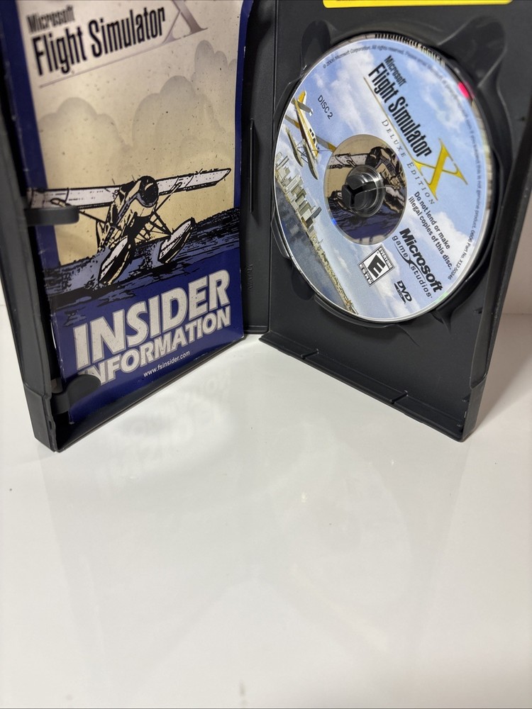 Microsoft 2006 Flight Simulator X Deluxe Edition PC Game Windows