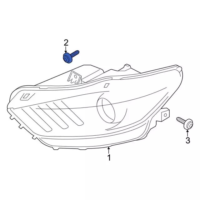 Genuine Headlamp Assembly Upper Bolt W714923-S439