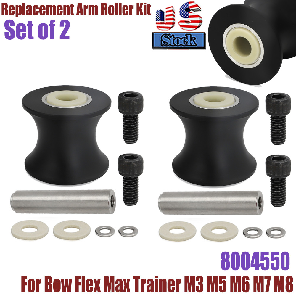 2Kit For Bowflex Max M3 M5 M6 M7 M8 Trainer Wheel Replacement Arm Roller 8004550