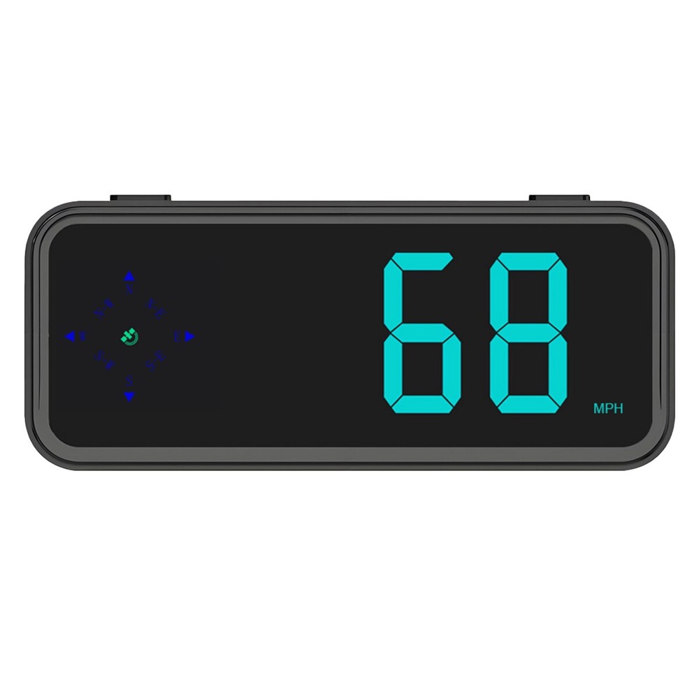 Mini LED Digital Speedometer for GPS Head Up Display With Suction Cup Mount