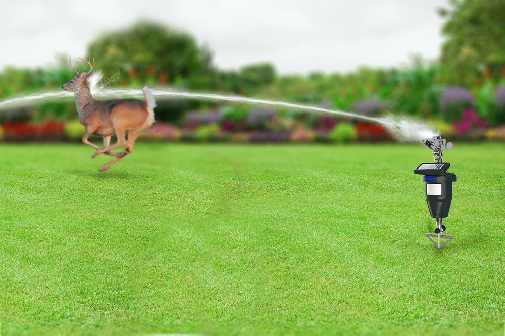 Motion Activated Yard Sprinkler - Deer & Cat Repellent
