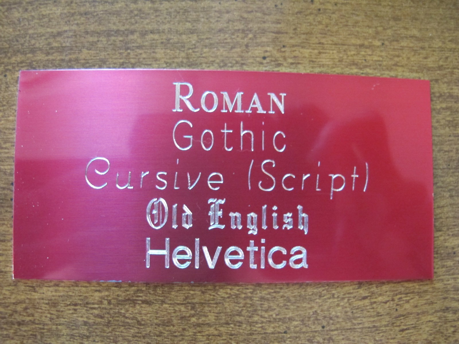 1"x3" SILVER NAME PLATE ART-TROPHIES-GIFT-TAXIDERMY-FLAG CASE FREE ENGRAVED