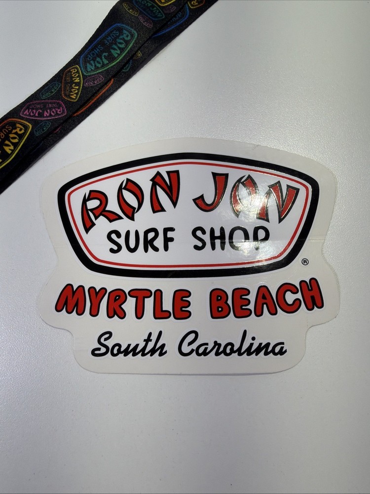 Ron Jon Surf Shop Lanyard & Sticker