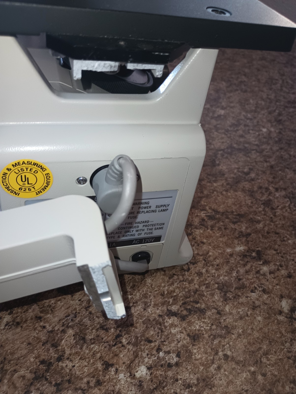 Nikon TMS-F Inverted Microscope, Working But Arm Snapped