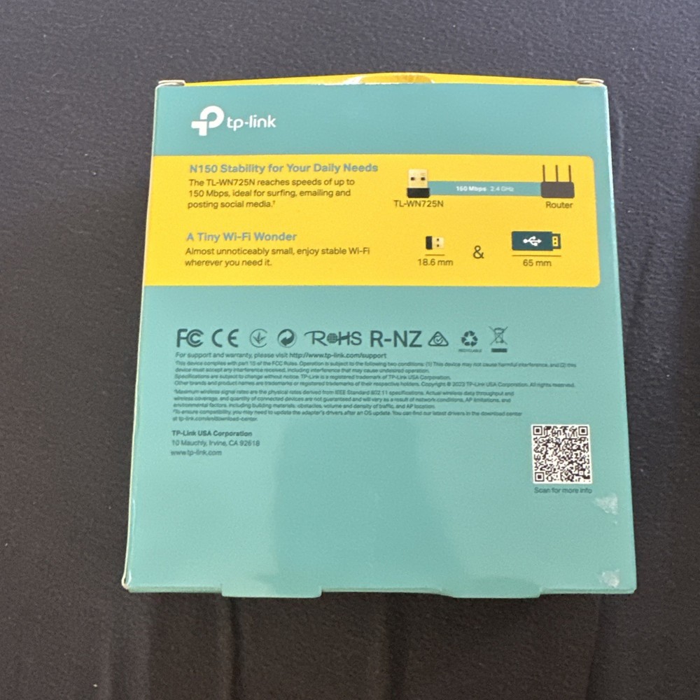 TP-LINK TLWN725N 150Mbps Wireless N Nano USB Adapter