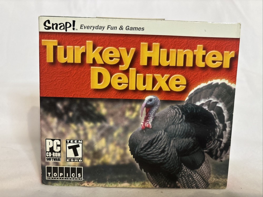 Snap! Turkey Hunter Deluxe CD-ROM For WIndows 95 to XP Sealed