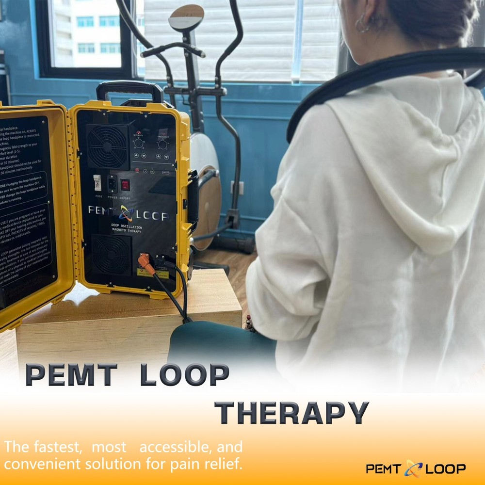PMST Loop PEMF Puls Eletromagnetic Feild Sport Injury Pain Therapy Machine
