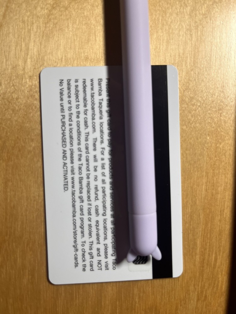 Taco Bamba Taqueria Gift Card $500 Value