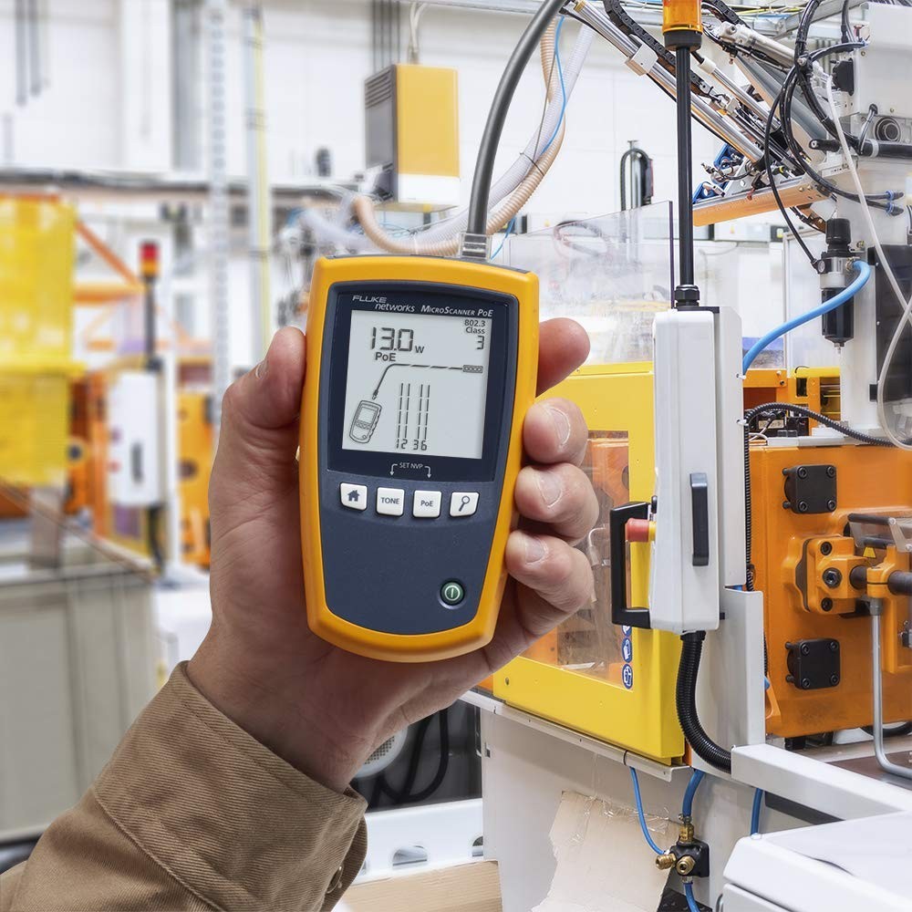 Fluke Networks MS-POE-KIT Remote Cable Testing Device Kit for PoE and Network