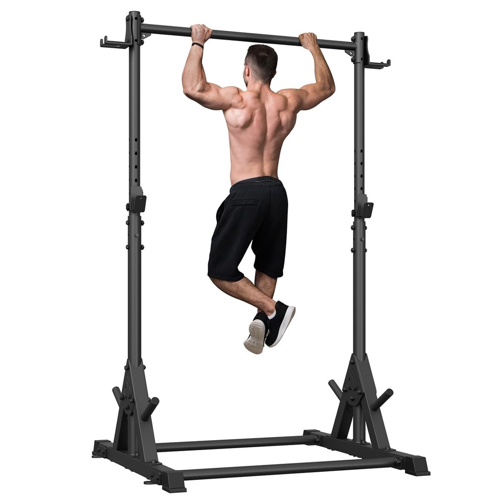 Pull Up Station, Strength Training Workout Pull Up Bar Free Standing for Home...