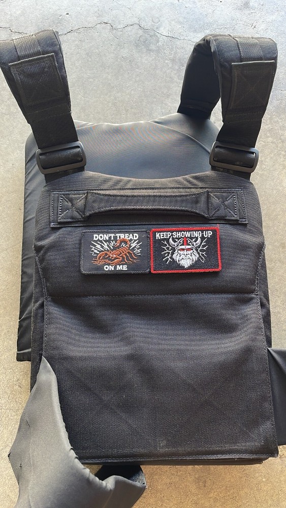 "Keep Showing Up" - GORUCK style - Hook and Loop Backing Patch