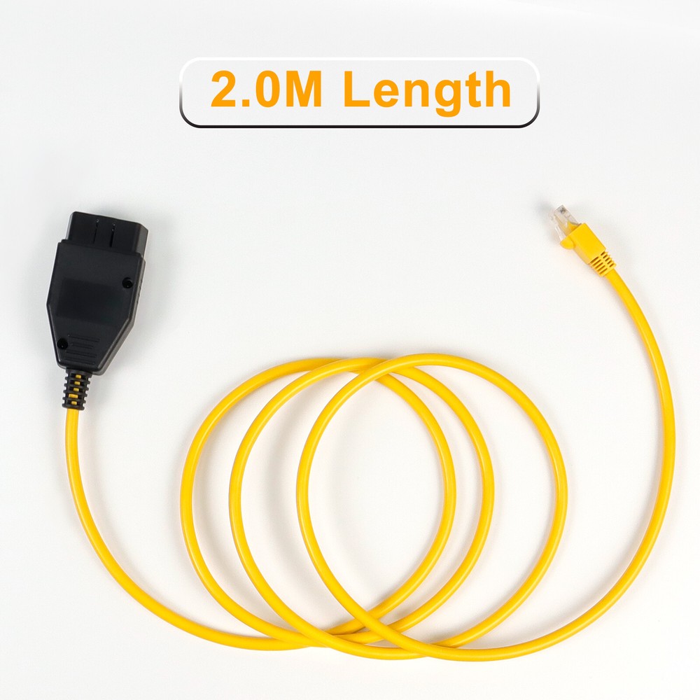 ENET OBD Cable for BMW F-Series ICOM E-SYS ISTA Bootmod3 Bimmercode OBD2 Coding，