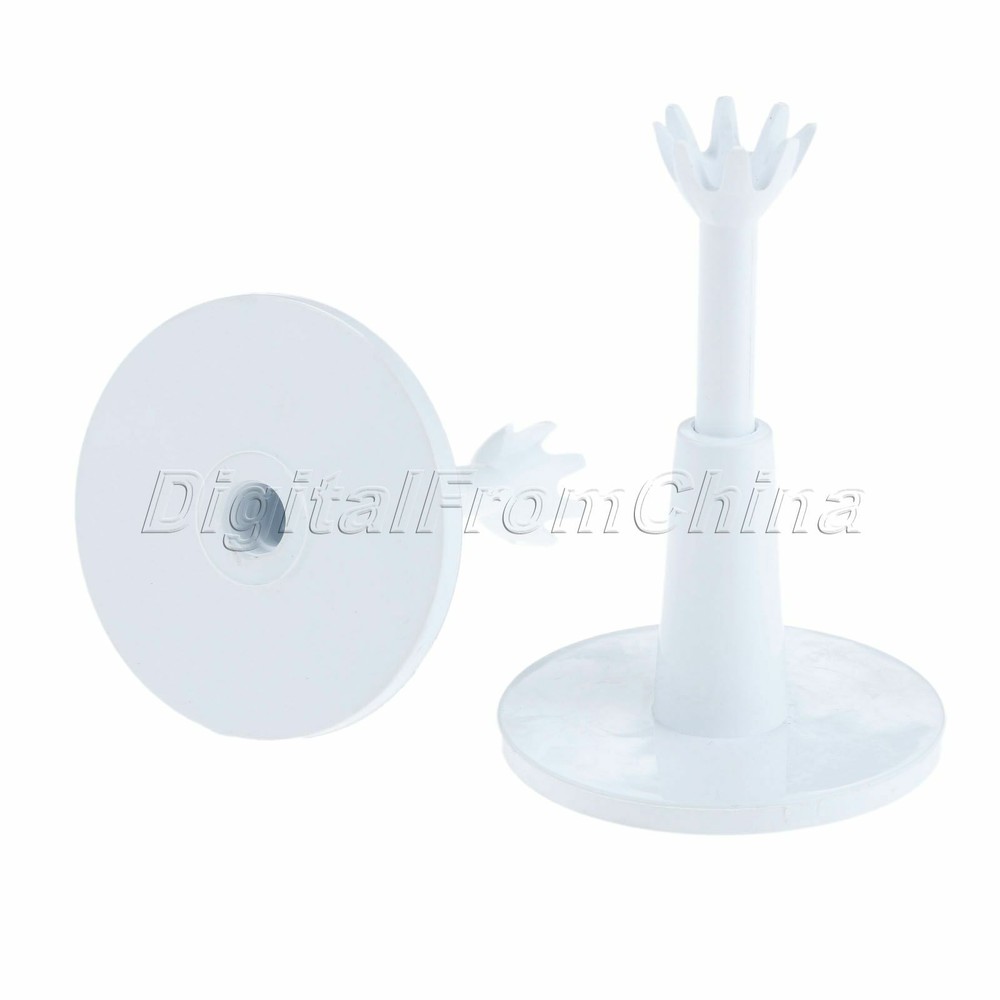 White Practice Golf Range Tees Adjustable Height Range from 2.08-2.88" 2Pc/Set