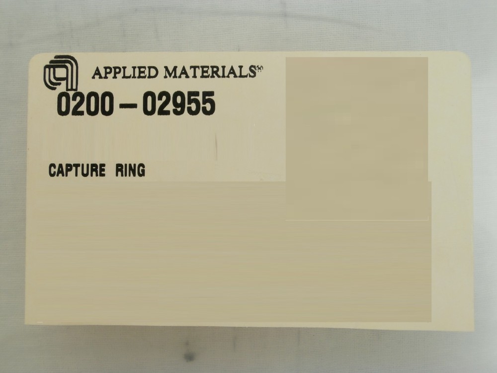 AMAT Applied Materials 0200-02955 Quartz Capture Ring New Surplus