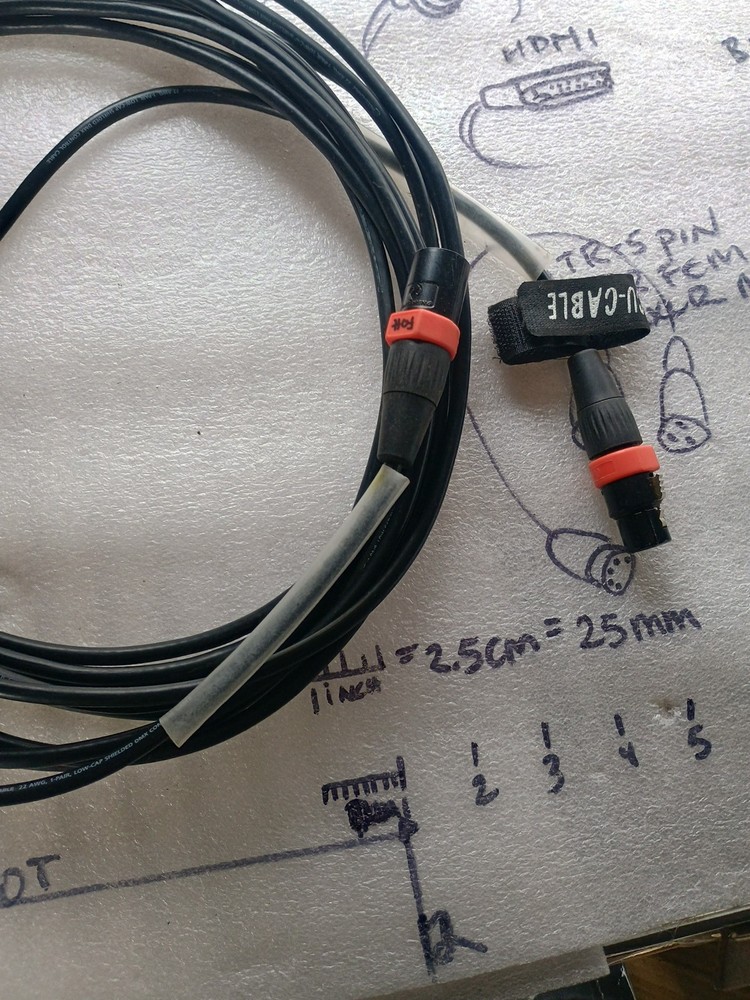 Accu-Cable 3-Pin DMX Cable 25' Ft
