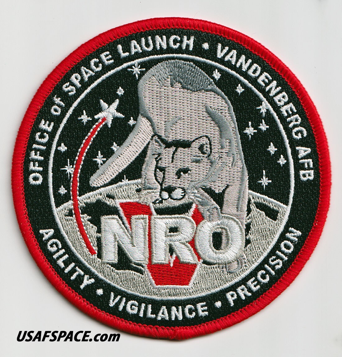 Authentic NRO OFFICE of SPACE LAUNCH-VANDENBERG AFB-USAF USSF NROL Mission PATCH