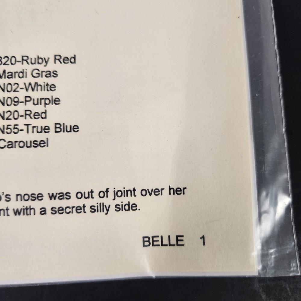 Kathleen Armstrong Design Belle Needlepoint Pattern Chart BELLC