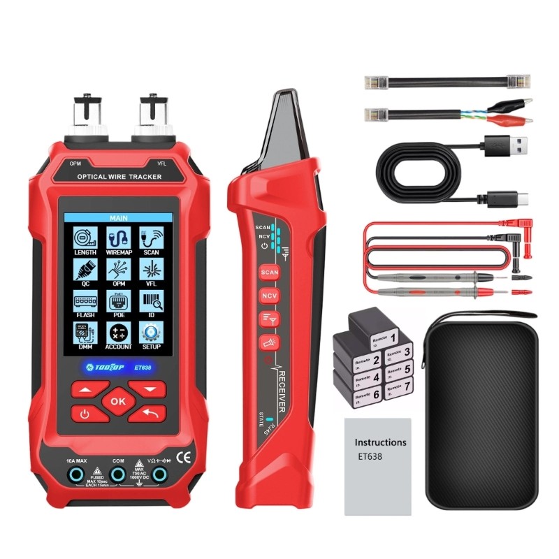 Multifunctional Net Tester for Visual Power Measurement and Line Tracing
