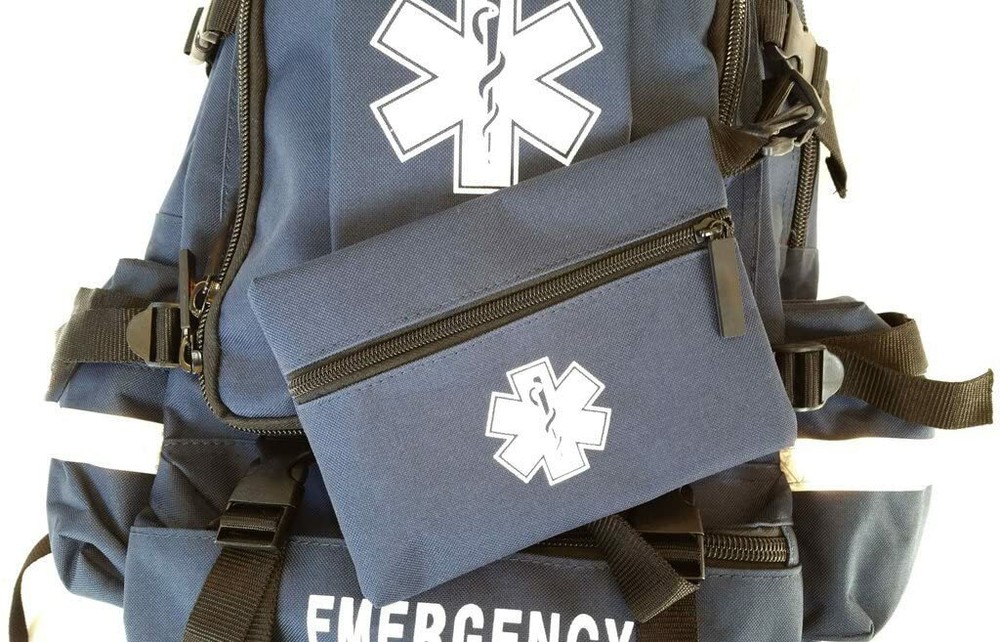 LINE2design Trauma Backpack - EMS First Responder Backpacks - Navy Blue