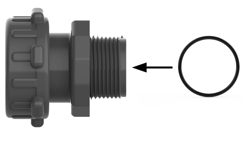Action Machining 10200 - Replacement O-Ring for MIPT Thread Side of 1" Adapters