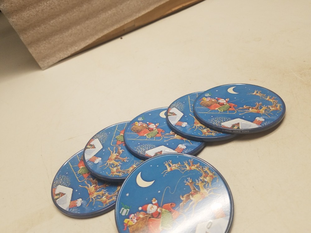 Jasco Christmas Cooster Tin Set (D)