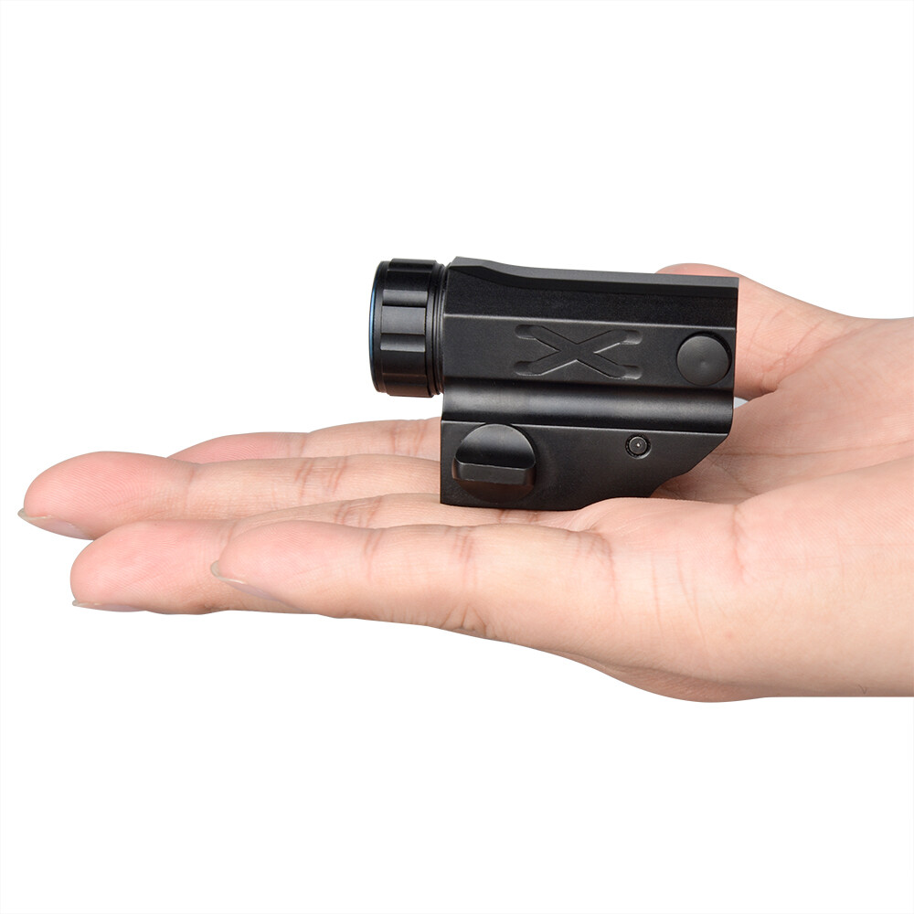 Compact LED Pistol Light Tactical Rail Mounted Gun Weapon Flashlight For Glock