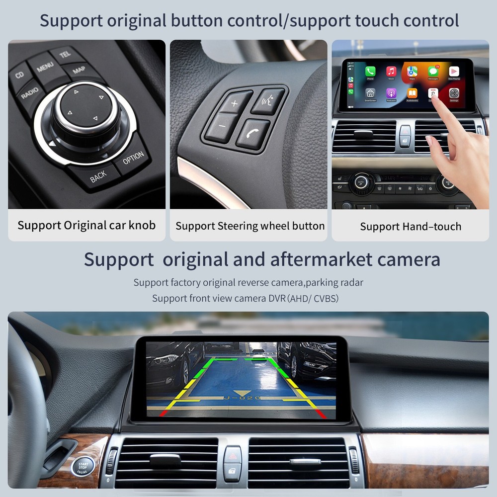 BMW X5 X6 CCC E70 E71 2007-2010 10.25'' Carplay/Android Auto Touchscreen