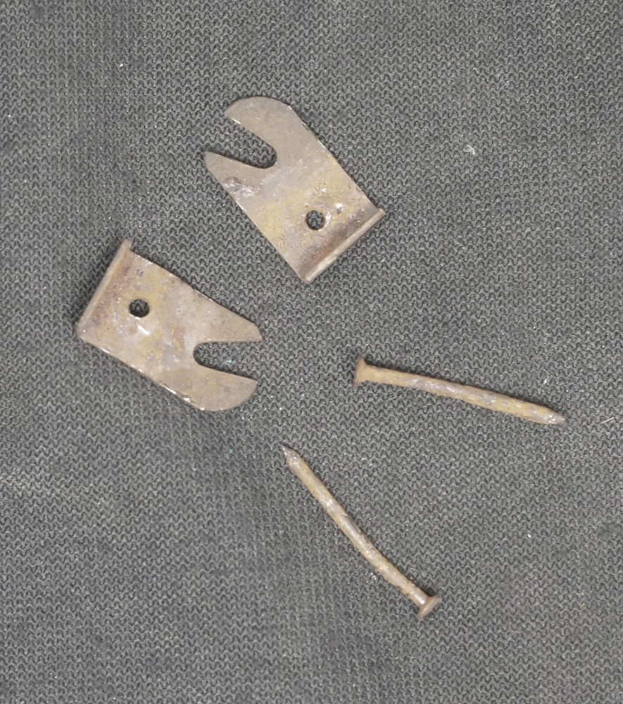 Vintage Original Black Forest Cuckoo Clock Bracket Plus Nails